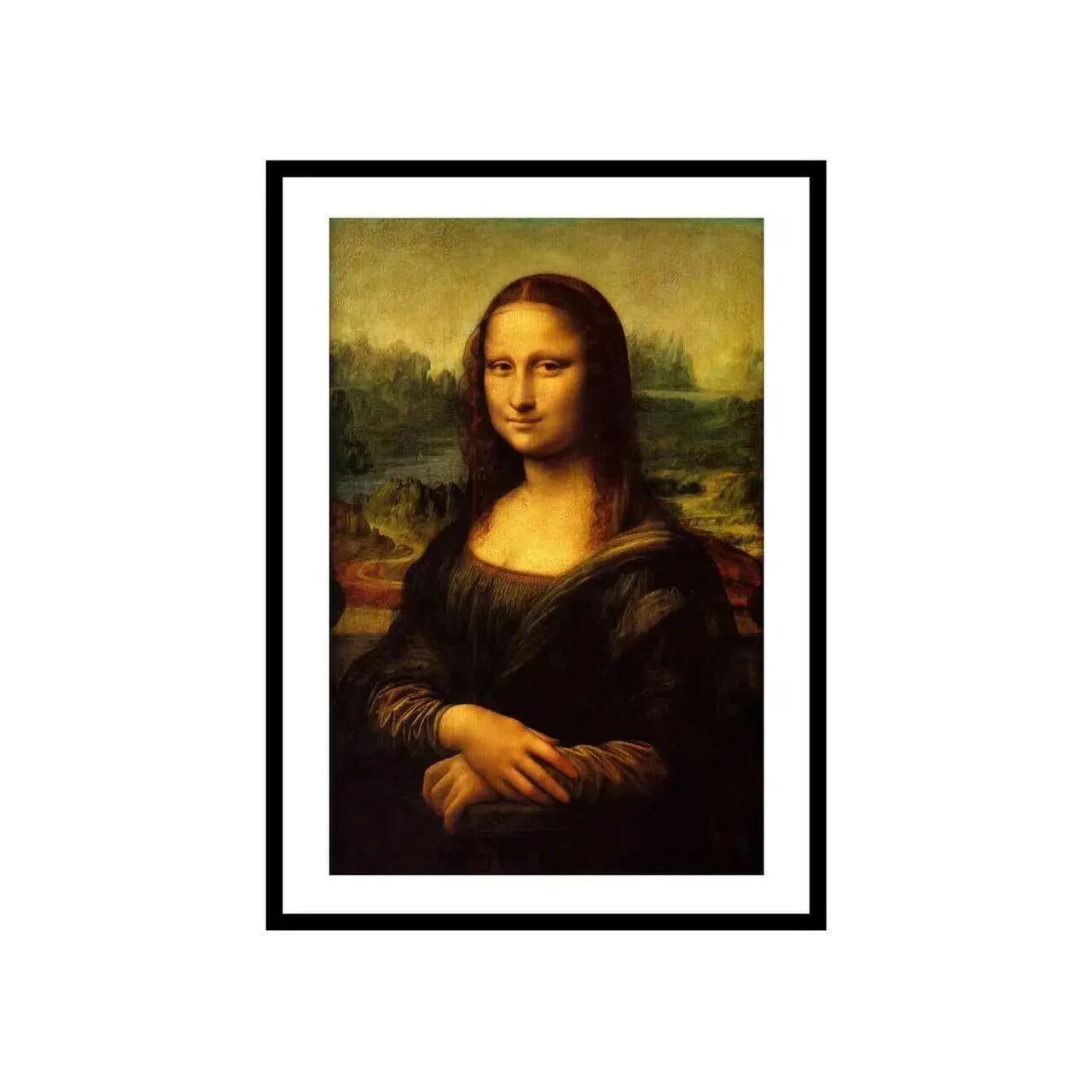 Mona Lisa Art Print by Leonardo da Vinci - Iconic Italian Renaissance Masterpiece